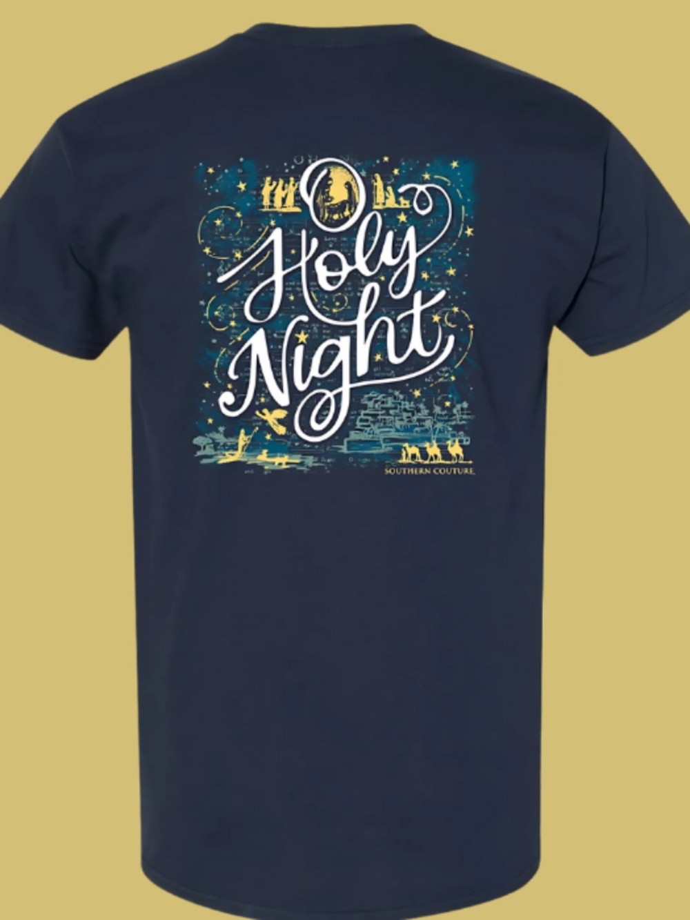 O Holy Night Southern Couture Christmas Tshirt